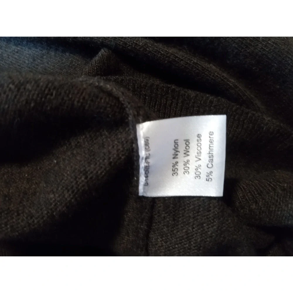 Jos. A. Bank Reserve 1/4 Zip Sweater Mens XL Brown Wool Cashmere Italian Yarn‎