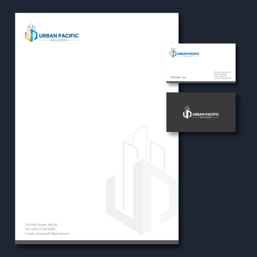 Urban Pacific - Branding Business Card